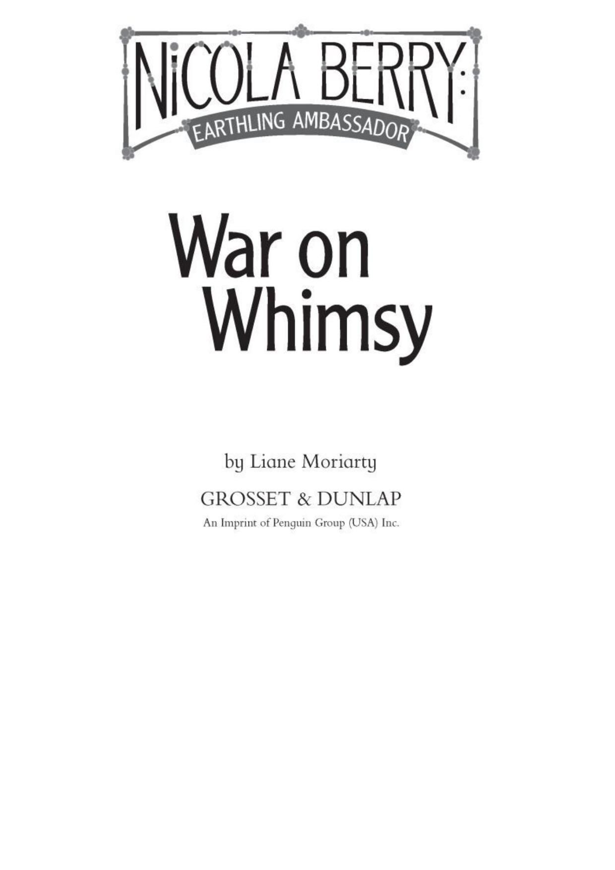 War on Whimsy
